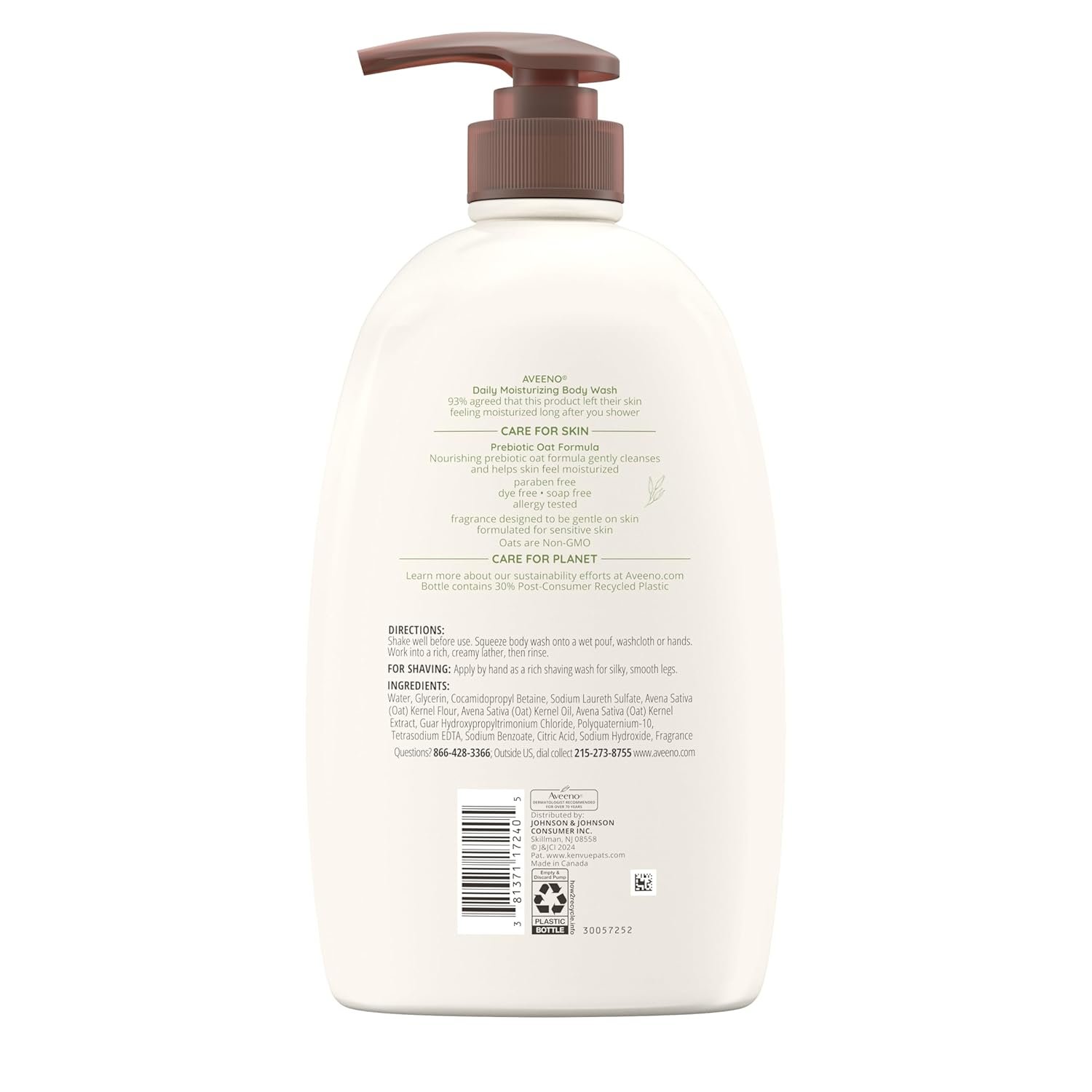 AVEENO DAILY MOISTURIZING BODY WASH - Image 2