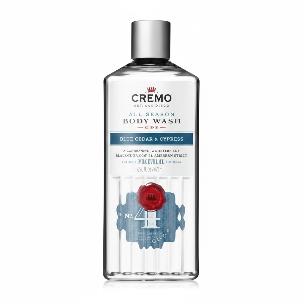 Cremo All Season Body Wash – Blue Cedar & Cypress