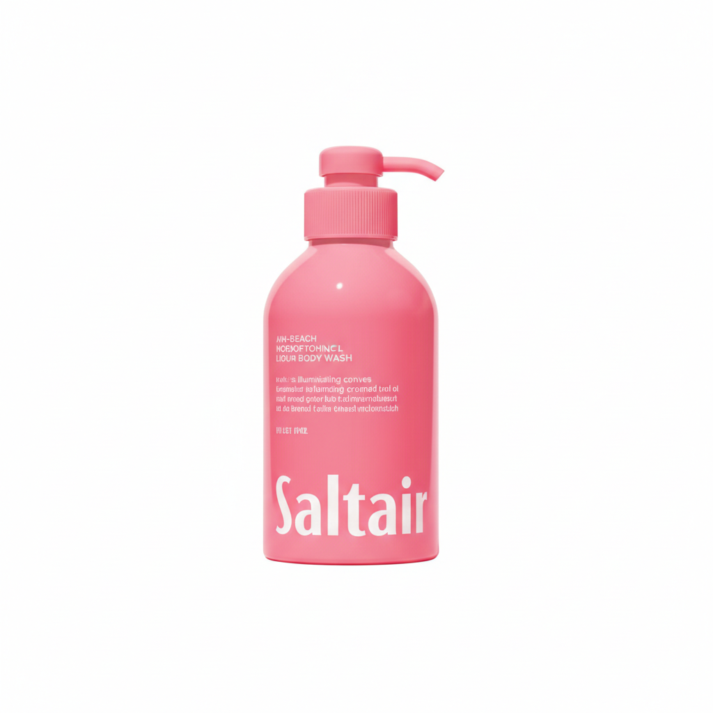 Saltair pink beach body wash